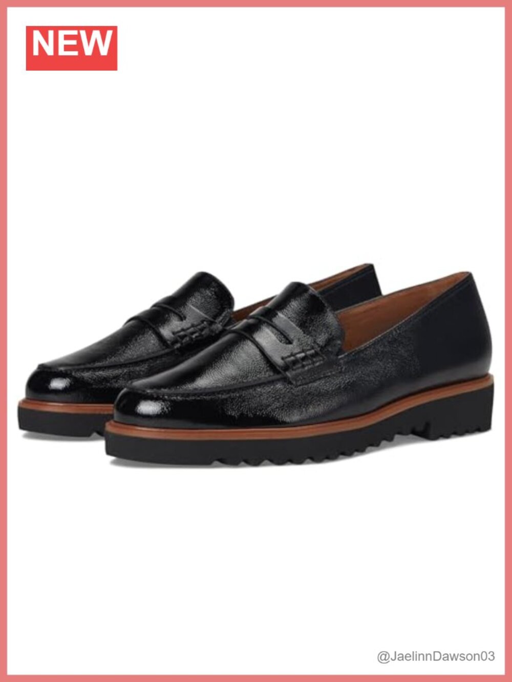 Paul Green Carmel Loafers Leather Suede Lug Sole Slip-On